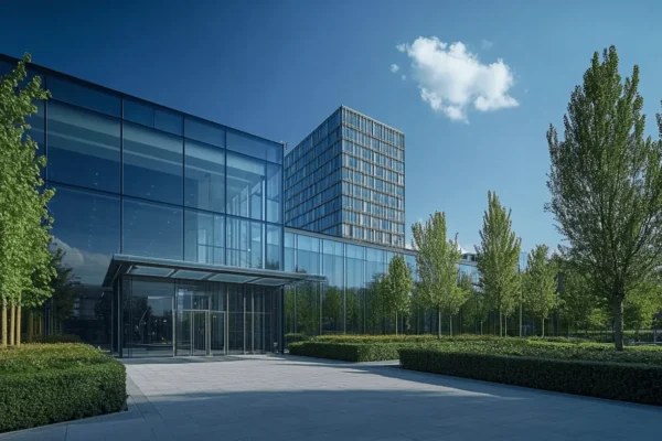 Een modern zakencentrum