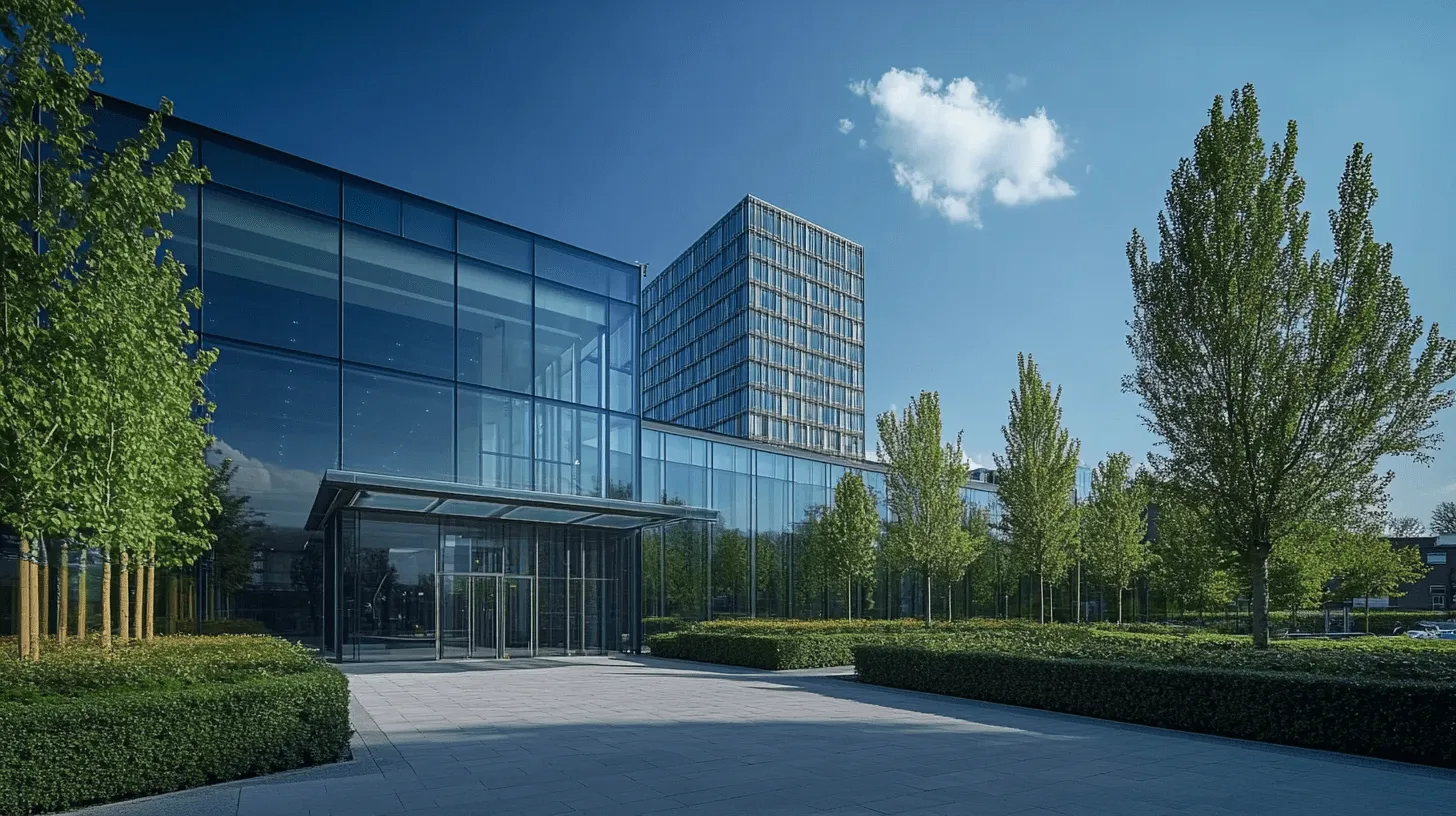 Een modern zakencentrum